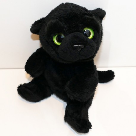 Peluche panthère noire 18 cm - La Magie des Automates