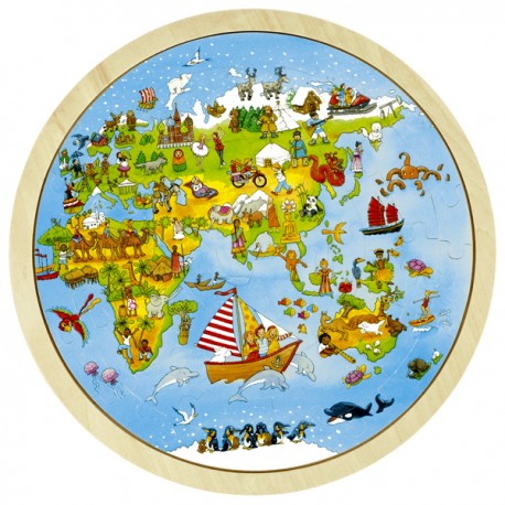 Puzzle enfant - Tour du monde – La Puzzlerie