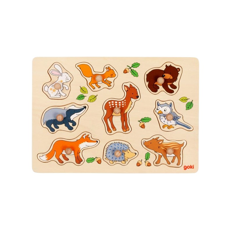 Puzzles en bois pour adultes et enfants, pièces uniques de puzzle en bois  en forme d'animal, puzzles magiques en bois, puzzles en bois adultes (s-5.8  « 1