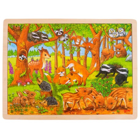 Puzzle 40 x 30 cm Jeu Jouet en bois 48 pièces Enfant 3 ans + - Un