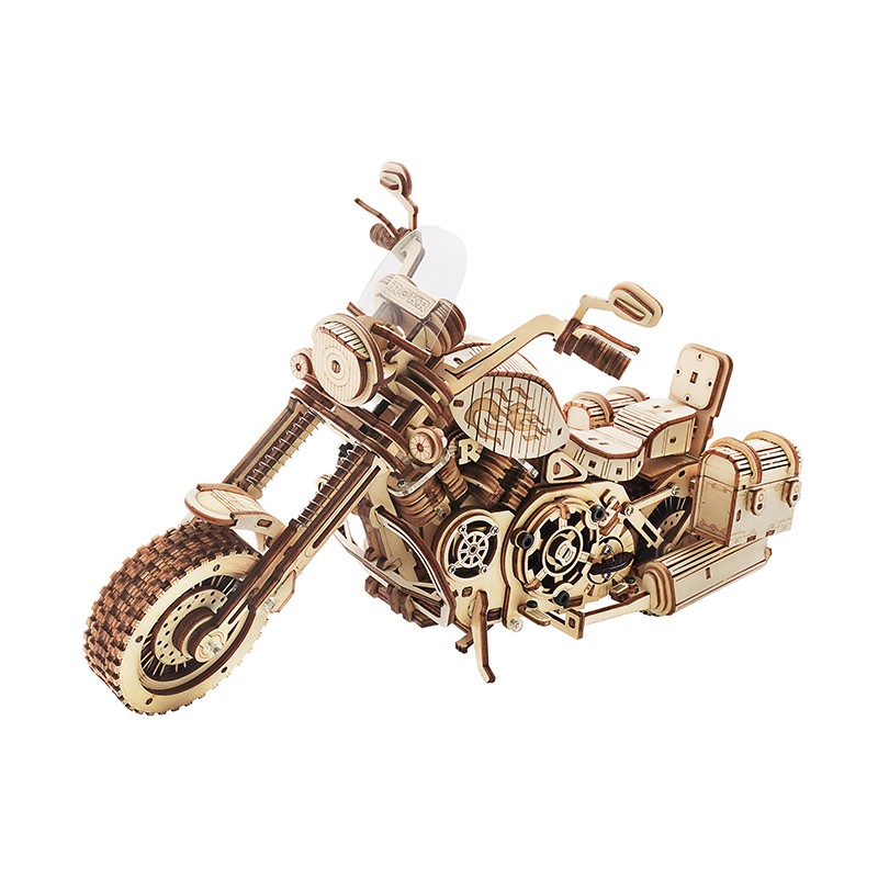 Moto vintage modèle en bois moto fait à la main moto en bois moto