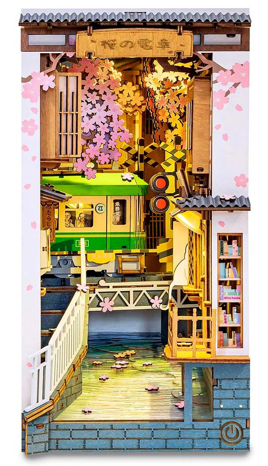 Maison miniature - Sakura Densya - Serre-livre - Rolife