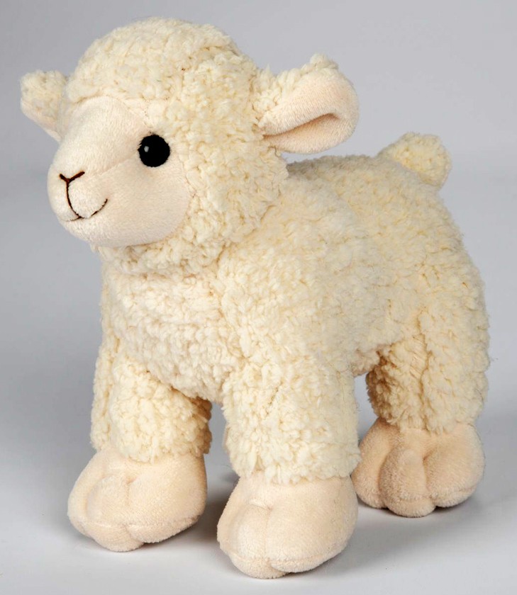 Peluche Petit Mouton Living Nature Blanc 20 cm