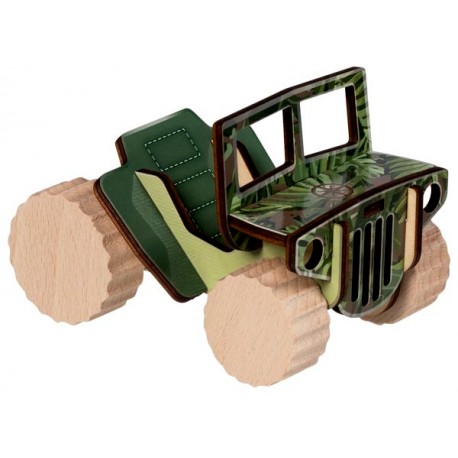 Maquette en bois Voiture 4x4