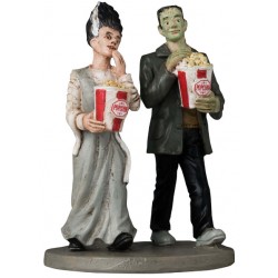 Couple de monstres Lemax Halloween