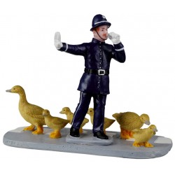 Gendarme et canards Lemax