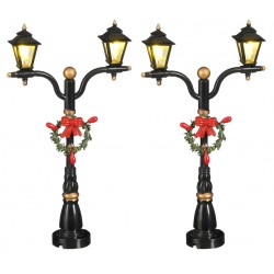 Lampadaires lumineux décoré Lot de 2 Luville