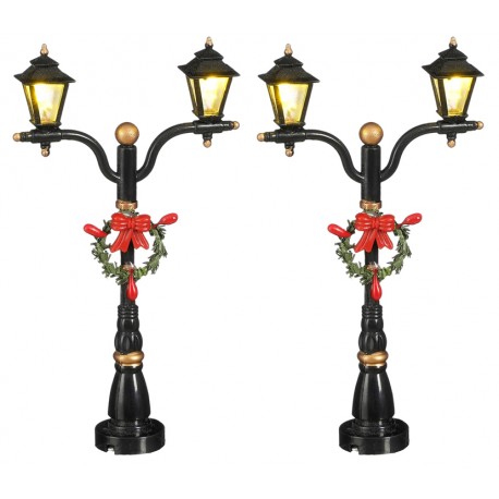 Lampadaires lumineux décoré Lot de 2 Luville