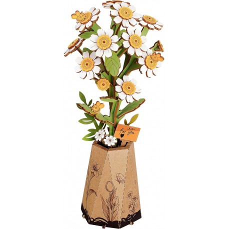 Maquette en bois Fleur Camomille